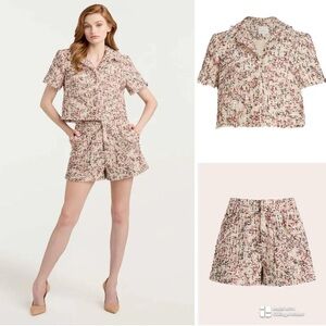 NWOT Cinq a Sept Saul Tweed Two-Piece Set